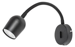 Rabalux 73113 - Aplică spot de perete LIANET 1xGU10/15W/230V negru