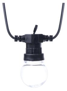 Ghirlandă LED decorativă pentru exterior, 50 LED/10 m, IP44, transparentă