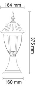 Lampă LED de exterior FLORENCJA 1x E27/10W/230V IP43