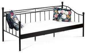 Pat metalic 90x200 Bakarissa (negru mat). 1120899