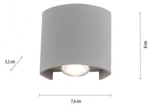 Aplică LED de exterior CARLO 2xLED/1,7W/230V IP54 Paul Neuhaus 9486-21