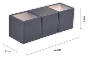 Aplică LED de exterior MARCEL 2xLED/4W/230V IP54 Paul Neuhaus 9658-13