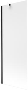 Mexen Next, paravan de baie 1 aripă 70 x 150 cm, aripă fixă, sticlă mată 6 mm, profil negru, 895-070-000-00-30-70