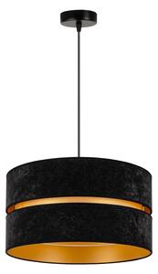 Lustră pe cablu Duolla DUO 1xE27/15W/230V d. 40 cm negru/auriu