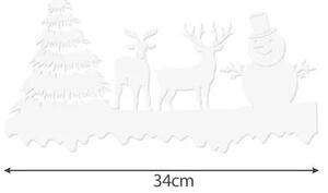 Autocolante de Craciun, decoratiune pentru geam, 34 cm, diverse modele