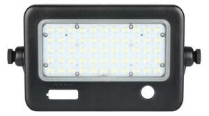 Proiector solar LED reglabil 10W 4000K IP65 cu senzor și port USB