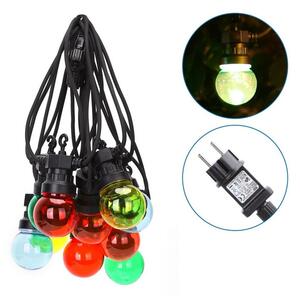 Lanț LED decorativ de exterior 10xLED/8m IP44 alb cald Aigostar