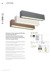 Aplică LED de exterior OMNIA LED/12W/230V 3000K IP54 gri Redo 90394