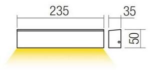 Aplică LED de exterior OMNIA LED/12W/230V 3000K IP54 albă Redo 90393