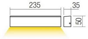Aplică LED de exterior OMNIA LED/12W/230V 3000K IP54 gri Redo 90394
