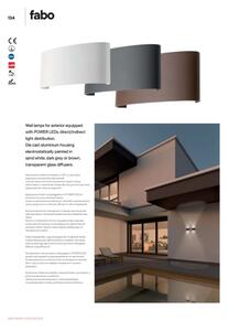 Aplică LED de exterior FABO LED/6W/230V 3000K IP54 maro Redo 90227