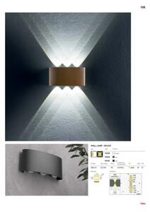 Aplică LED de exterior FABO LED/6W/230V 3000K IP54 maro Redo 90227