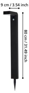 Eglo 900246 - LED Lampa solară de exterior cu senzor 18xLED/0,2W/3,7V IP44