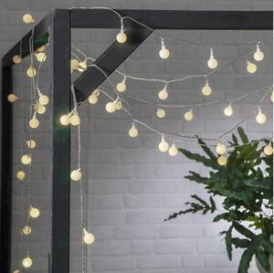 Lanț LED decorativ de exterior LIBISA 50xLED/0,066W/4,5V IP44 Eglo 900239