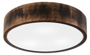 Plafonieră baie OAK SMOKY 3xE27/15W/230V IP54, 37,5 cm, stejar maro