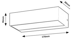 Aplică LED de exterior HALDEN LED/10W/230V IP65 Rabalux 7935
