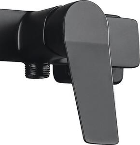 Baterie duș monocomandă Jungborn GAMMA negru mat