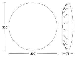Plafonieră LED cu senzor RS PRO S20 SC LED/15,7W/230V IP65 4000K Steinel 079772