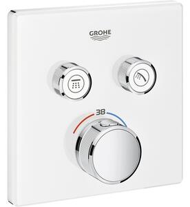 Baterie duș încastrată cu termostat GROHE Grohtherm SmartControl 29156LS0 albă