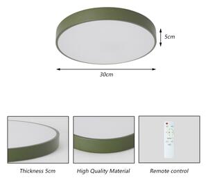 Brilagi - Plafonieră LED dimabilă POOL LED/36W/230V 3000-6000K 30 cm verde + telecomandă