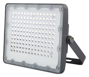 Proiector LED cu panou solar FOCUS, 100W, 15000 mAh, 3,2V, 6000K, IP65, cu telecomandă