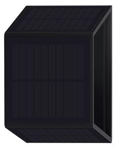 LED lampă solară de perete WINGS LED/2W/1200 mAh 3,7V 3000K IP54 negru