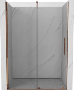 Mexen Velar, usa glisanta pentru deschidere 160x200 cm, sticla transparenta 8mm, aur roz, 871-160-000-01-60