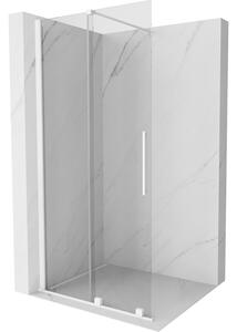 Mexen Velar ușă de duș culisantă Walk-in 70 cm, transparent, albă - 871-070-000-03-20
