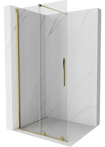 Mexen Velar ușă de duș culisantă Walk-in 120 cm, transparent, auriu - 871-120-000-03-50