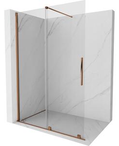 Mexen Velar ușă de duș culisantă Walk-in 150 cm, transparent, Roz-auriu - 871-150-000-03-60