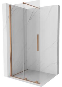 Mexen Velar ușă de duș culisantă Walk-in 100 cm, transparent, Cupru cu aspect periat - 871-100-000-03-65
