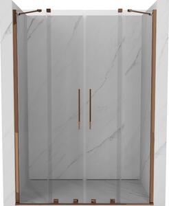 Mexen Velar Duo ușă de duș culisantă 150 cm, transparent, Roz-auriu - 871-150-000-02-60