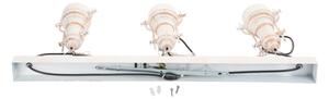 Brilagi - Candelabru suspendat pe lanț PYRONIC 3xE27/40W/230V, crem cu patină