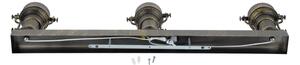Brilagi - Plafonieră PYRONIC 3xE27/40W/230V bronz/patină