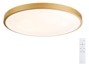 Brilagi - Corp de iluminat LED dimabil GLASS POOL DOUBLE, 80W/230V, 60 cm, auriu + telecomandă