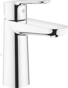 Baterie lavoar monocomandă GROHE BauEdge mărime M cartuș ceramic 28 mm set evacuare cu tijă crom