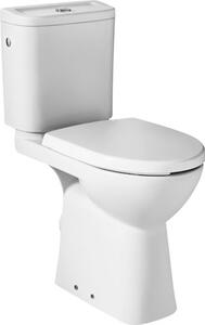 Vas WC compact Roca Access evacuare orizontală 38 x 67 cm alb