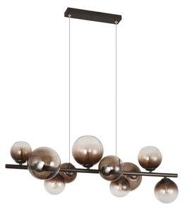 Brilagi - Candelabru LED suspendat pe cablu MILLA 10xG9/3W/230V maro/maro fumuriu