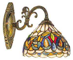Brilagi - Lampă de perete Tiffany cu vitralii LUISA 1xE27/40W/230V