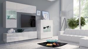 Mobilier living Badiani III (alb + alb lucios). 1121920