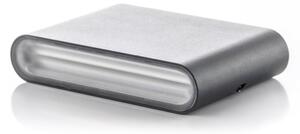 LED2 - Aplica de perete LED exterior FLAT 2xLED/3W/230V IP65 negru