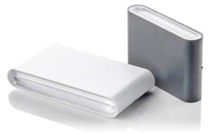 LED2 - Aplica de perete LED exterior FLAT 2xLED/3W/230V IP65 negru