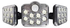 Proiector solar LED 20W cu senzor mișcare, 3,7V 1200mAh IP44 + telecomandă