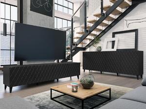 Mobilier living Dimiko (negru). 1122073