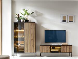 Mobilier living Dernas II (grafit + Stejar wotan). 1122100