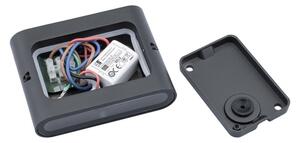 Aplică perete exterior LED FLOW 2xLED/3W/230V IP54 negru