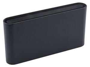 Aplică perete exterior LED FLOW 2xLED/6W/230V IP54 negru