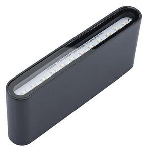Aplică perete exterior LED FLOW LED/6W/230V IP54 negru
