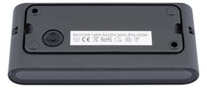 Aplică perete exterior LED FLOW LED/6W/230V IP54 negru