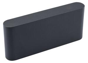 Aplică perete exterior LED FLOW LED/6W/230V IP54 negru